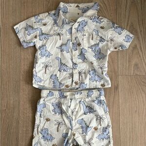 Dinosaur Summer Matching Set – 9–12 Months